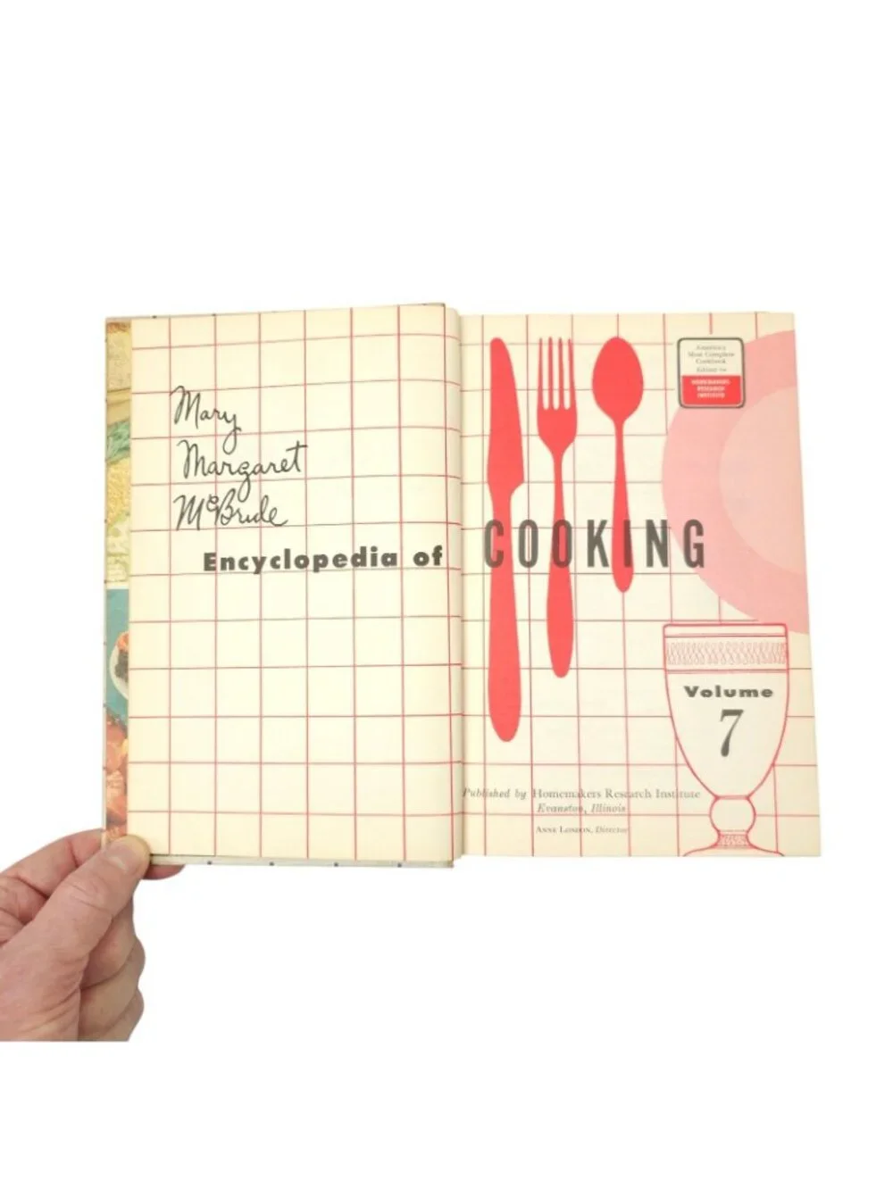Mary Margaret McBride Encyclopedia of Cooking Volume 7 Vintage 1958 Cookbook HC